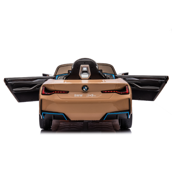 Masinuta electrica BMW I4, 12V7Ah, motor 390Wx2, roți EVA