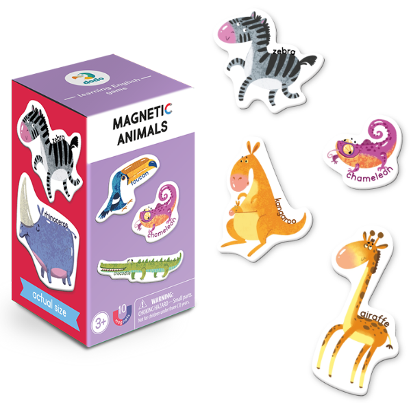 Cumpara  Litere/cifre magnetice - Animale magnetice, 10 elem...