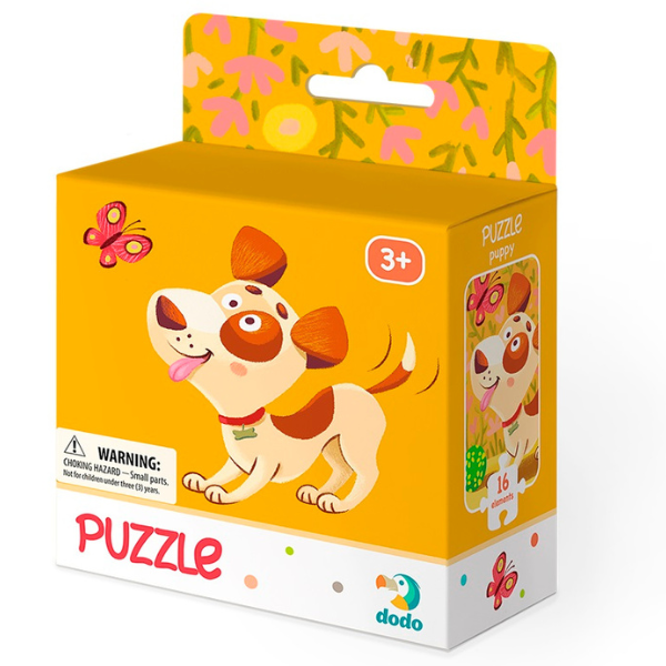 Puzzle „Cățeluș”, 16 elemente.