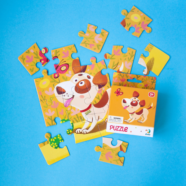 Puzzle „Cățeluș”, 16 elemente.