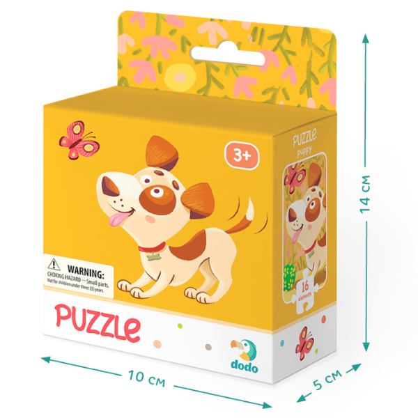Puzzle „Cățeluș”, 16 elemente.