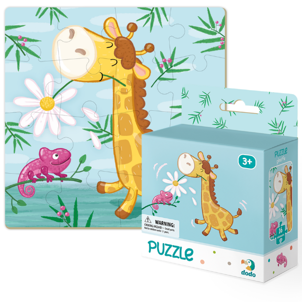 Cumpara  Puzzle - Puzzle „Girafă”, 16 elem...