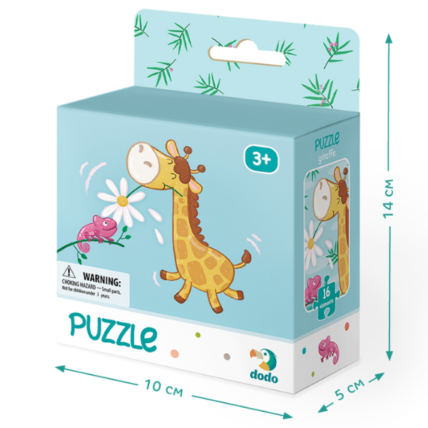Puzzle „Girafă”, 16 elem.