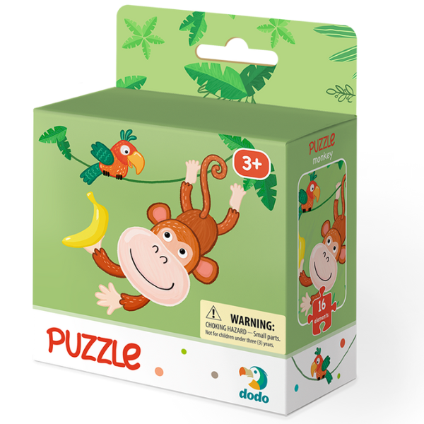 Puzzle „Maimuțică”, 16 elem.