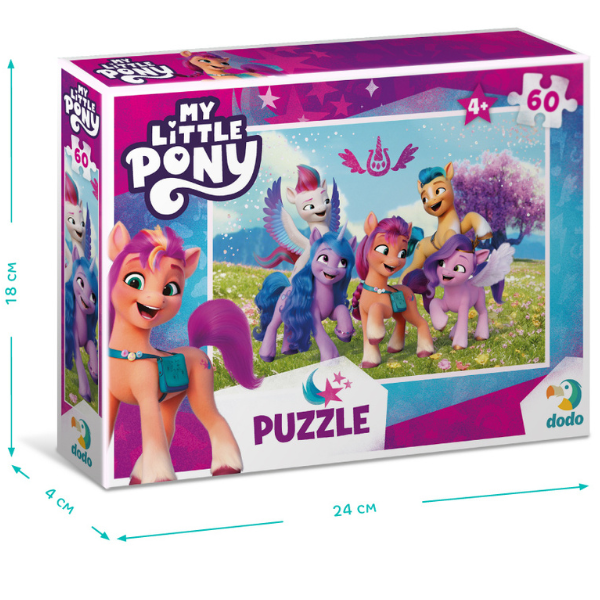 Puzzle „Aventuri în Maretim Bay”, seria My Little Pony, 60 elem.