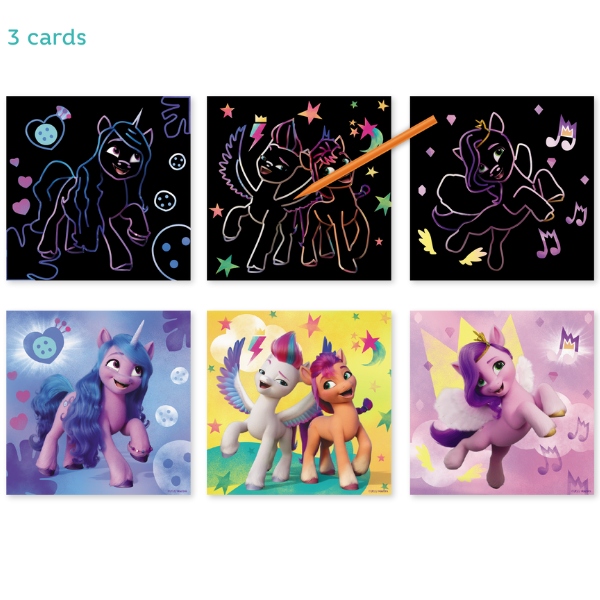 Set de gravuri „Generația nouă”, seria My little pony