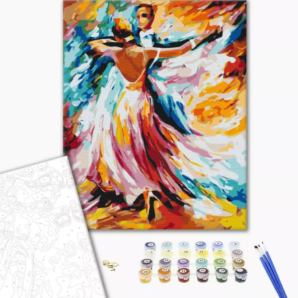 Pictură pe numere 40*50 cm (în cutie) – Culori de vals