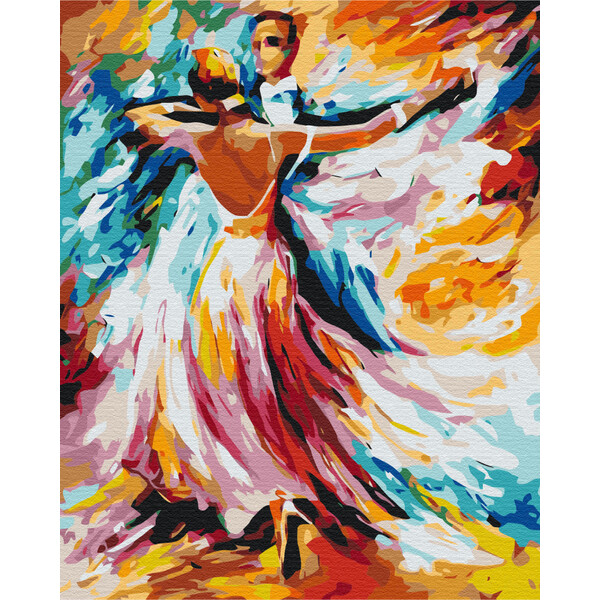 Pictură pe numere 40*50 cm (în cutie) – Culori de vals