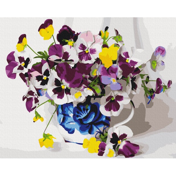 Pictură pe numere 40*50 cm (în cutie) – Violete