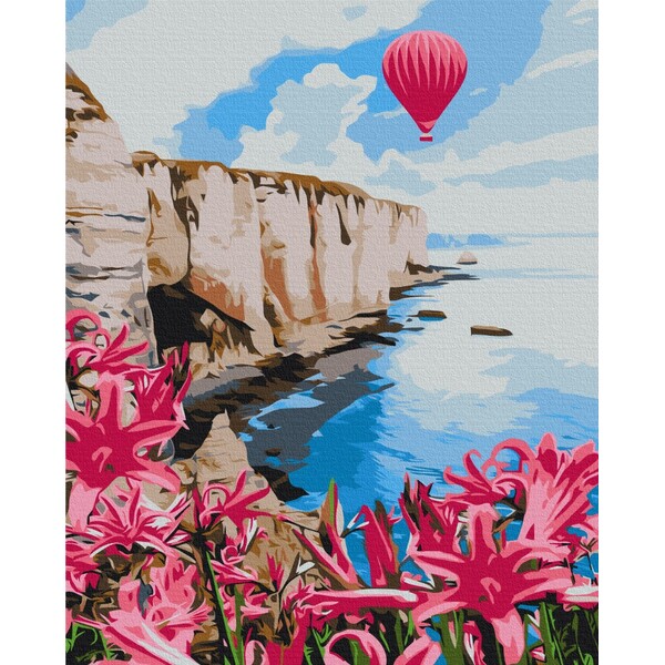 Pictură pe numere 40*50 cm (în cutie) – Balon roz