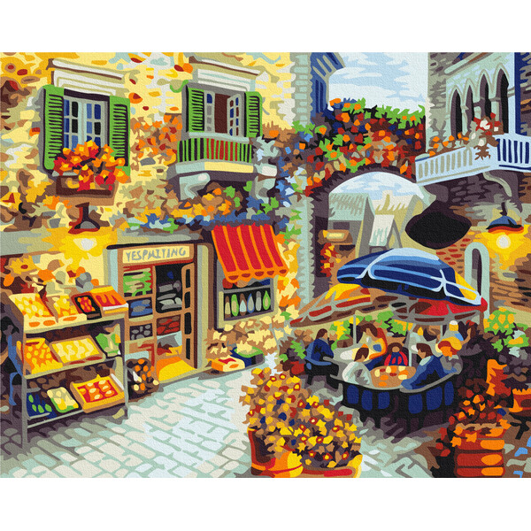 Pictură pe numere 40*50 cm (în cutie) – Restaurant acasă