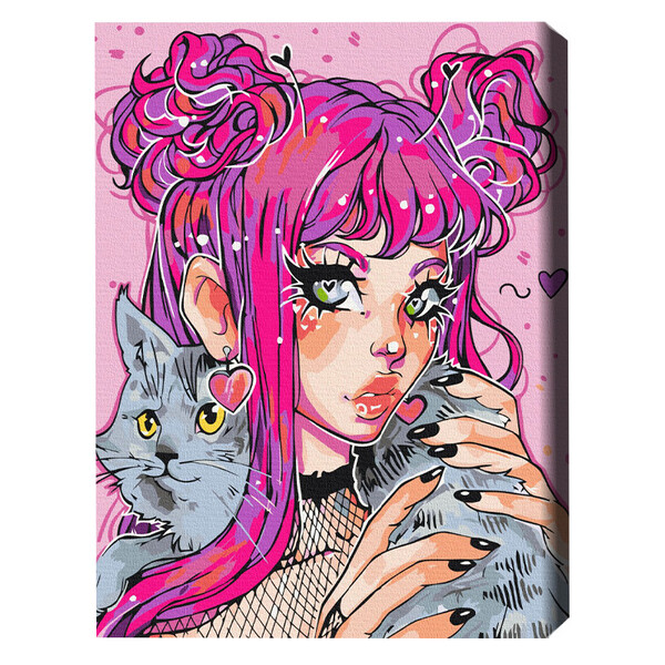 Cumpara  Creativitate/Logică - Pictură pe numere 40*50 cm (în cutie) – Privi..