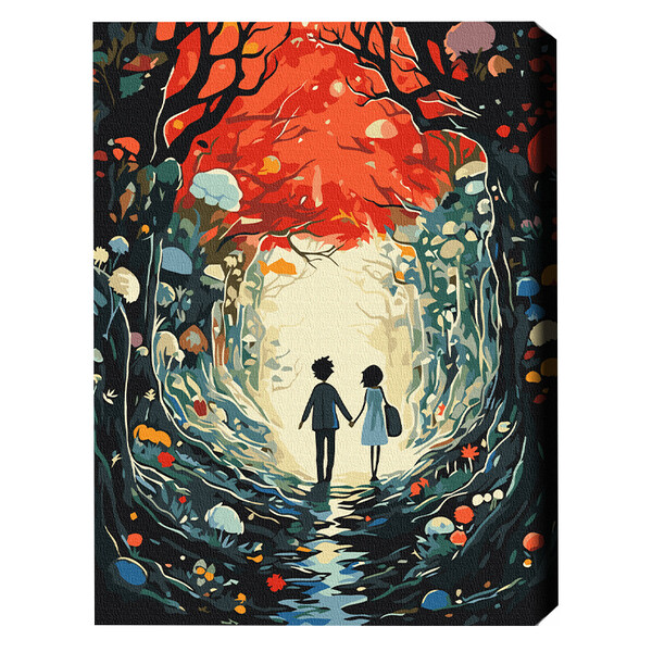 Cumpara  Creativitate/Logică - Pictură pe numere 40*50 cm (în cutie) – O pov..