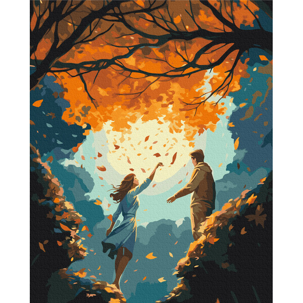 Pictură pe numere 40*50 cm (în cutie) – Instantaneitate