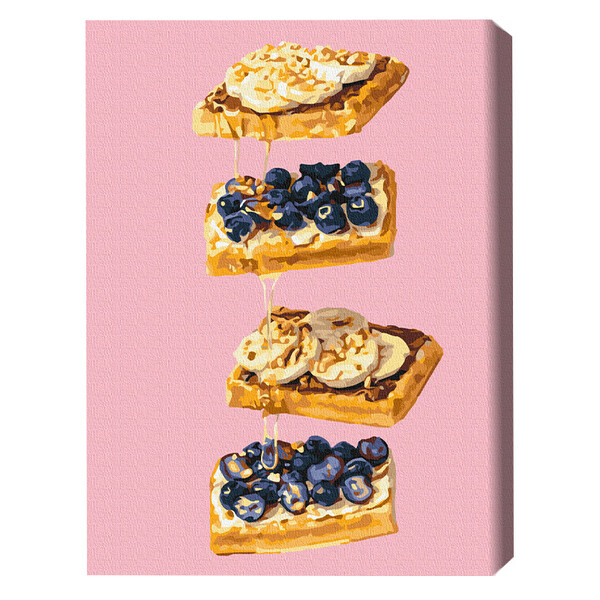 Pictură pe numere 40*50 cm (în cutie) – O poveste dulce