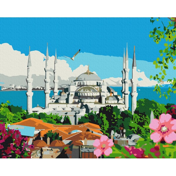 Pictură pe numere 40×50 cm (fără cutie)  –  Istanbulul de vară