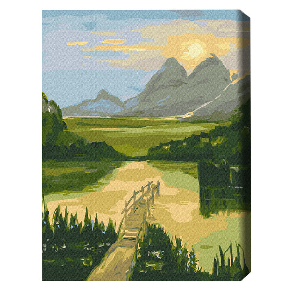 Cumpara  Picturi prin numere - Pictură pe numere 40×50 cm (fără cutie)  –  R..