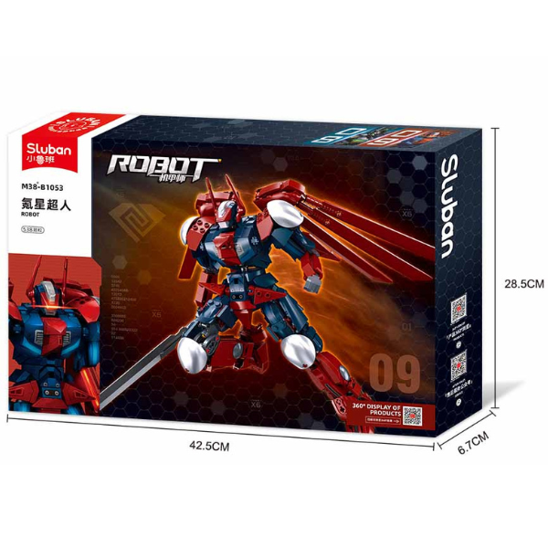Set de construcție „Robot – Războinic kryptonian”, 538 elem.