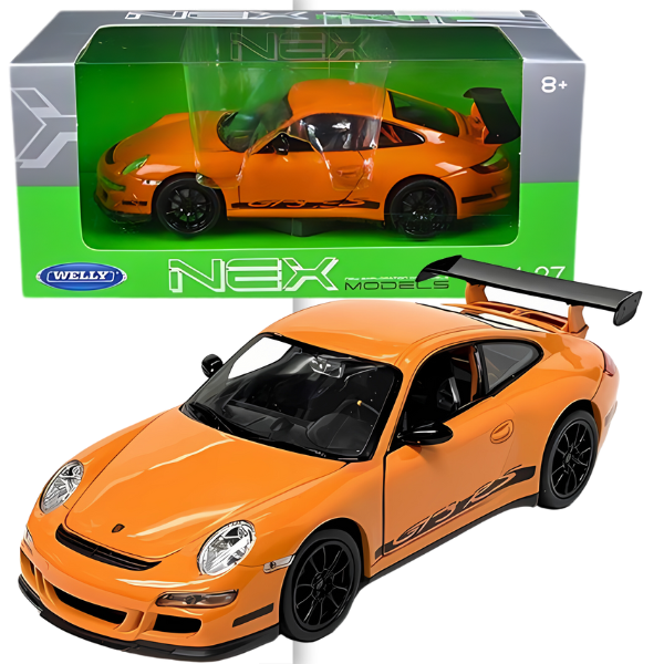 Mașină metalică de colecție PORSCHE 911 GT3 RS 1:24 Welly