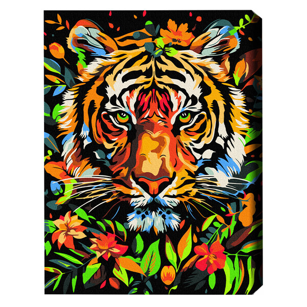 Cumpara  Picturi prin numere - Pictură pe numere 40*50 сm (pânză neagră/fără..