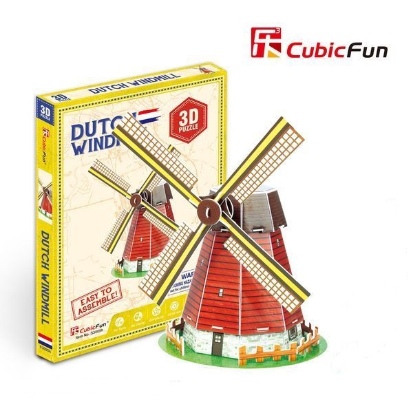 3D PUZZLE Holland Windmill..