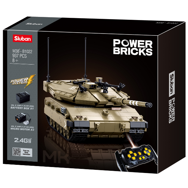 Set de construcție „Merkava MK4 RC”, cu telecomandă, 891 elem.
