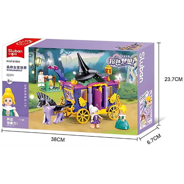 Set de construcție ”Careta vrăjitoarei din pădure”, 287 elem.