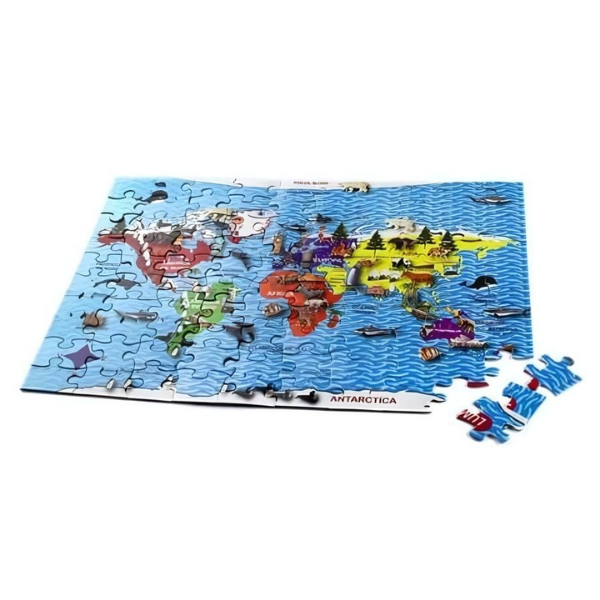 Puzzle „Harta lumii Mapedia”