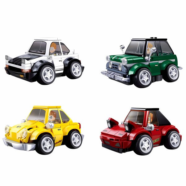 Set de construcție „Mașină de uz zilnic”, 4 modele, de la 156 pînă la 169 elem.
