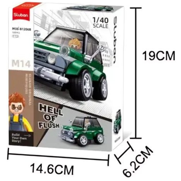 Set de construcție „Mașină de uz zilnic”, 4 modele, de la 156 pînă la 169 elem.