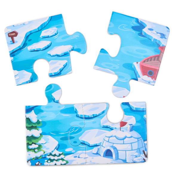 Joc de societate puzzle „Ursuleț polar”