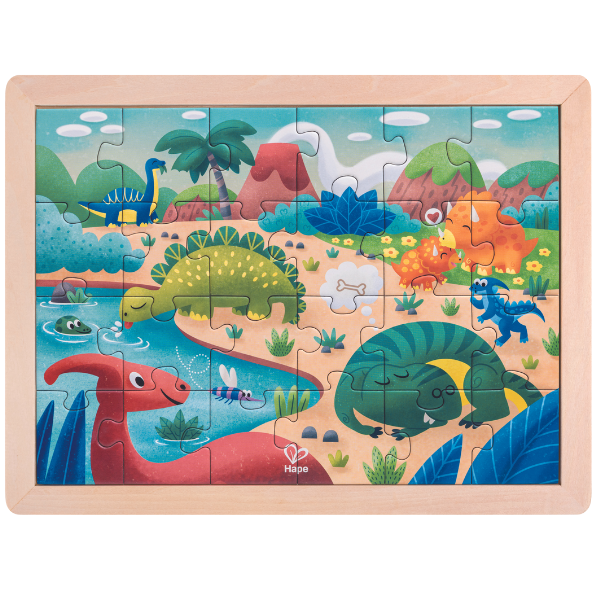 Puzzle 2 în 1 „Dinozauri”