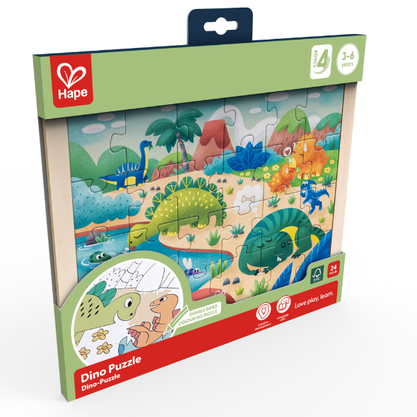 Puzzle 2 în 1 „Dinozauri”