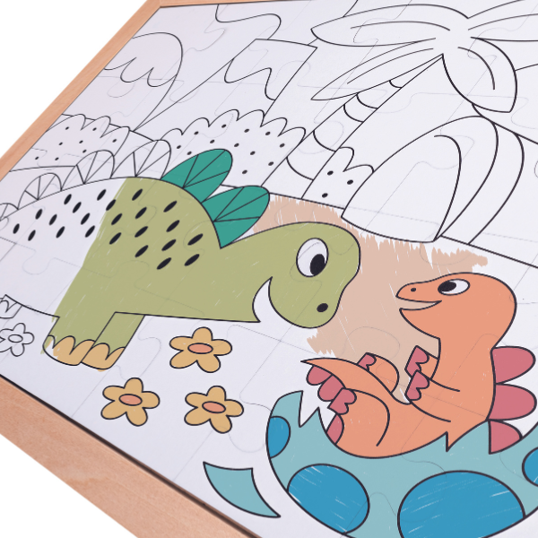 Puzzle 2 în 1 „Dinozauri”