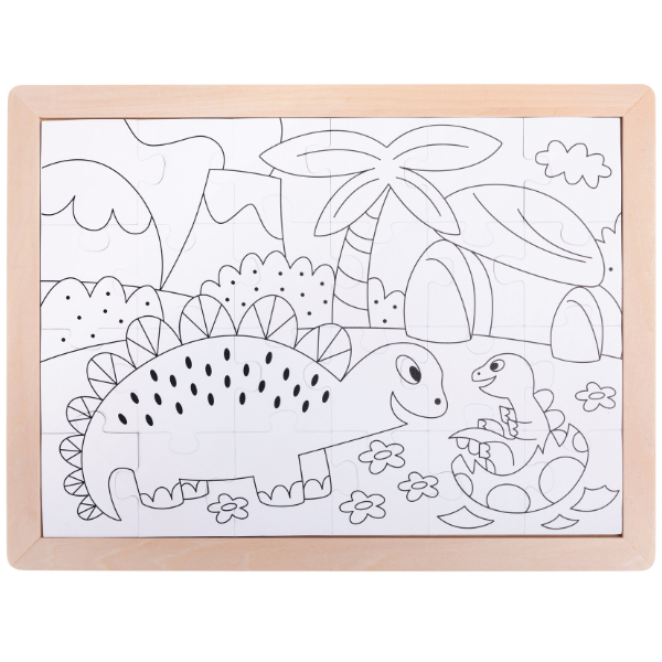 Puzzle 2 în 1 „Dinozauri”