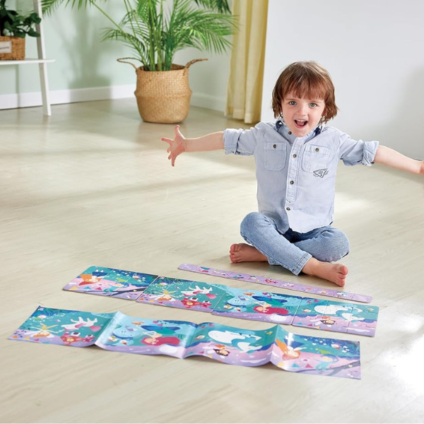 Set puzzle 4 în 1 „Poveste fermecată”