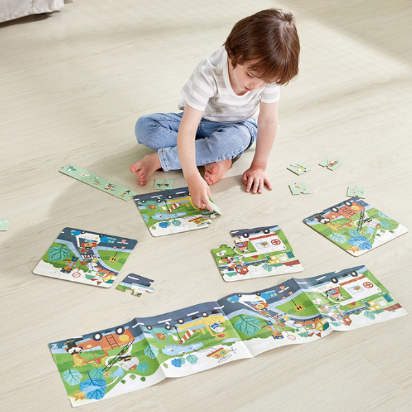 Set puzzle 4 în 1 „Operațiunea de salvare”