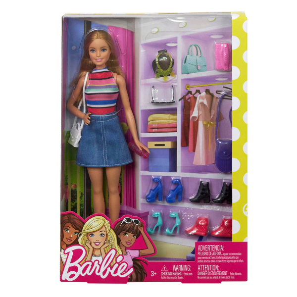 Игровой набор Barbie «Модная коллекция обуви»