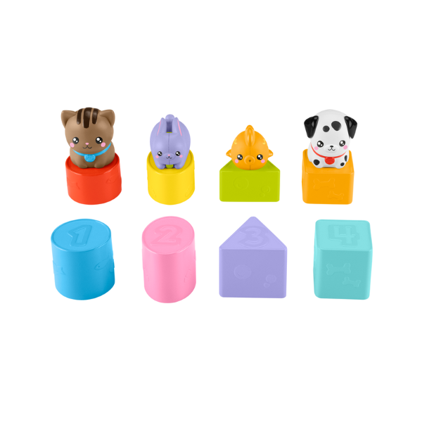 Fisher-Price Игрушка для сортировки форм, «Переноска для животных»