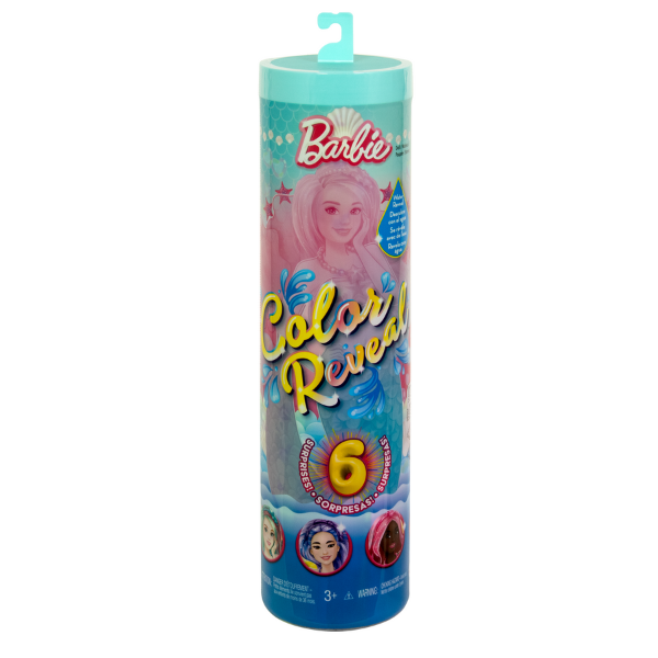 Papusa Barbie Color Reveal gama „Sirena”