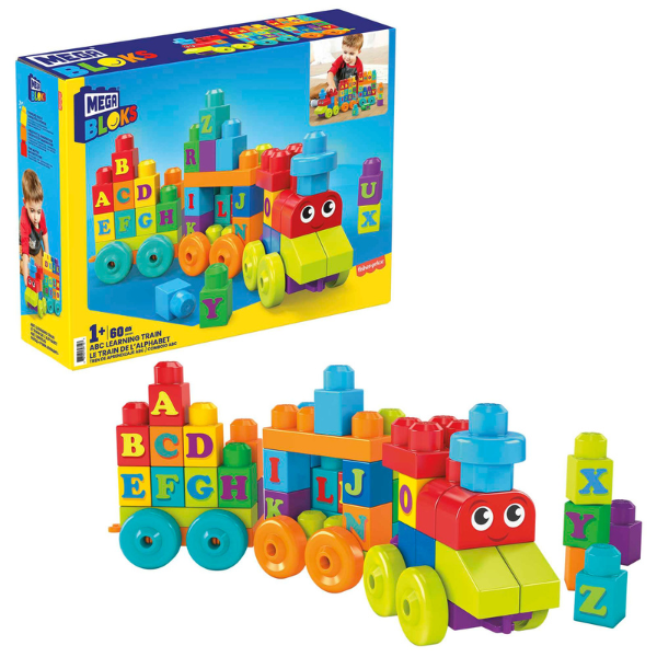 Constructor „Mega Bloks, Trenul cu litere”
