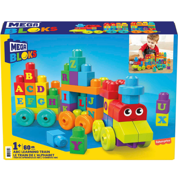 Constructor „Mega Bloks, Trenul cu litere”