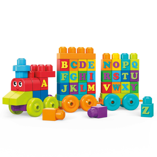 Constructor „Mega Bloks, Trenul cu litere”
