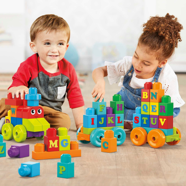 Constructor „Mega Bloks, Trenul cu litere”