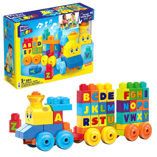 Constructor „Mega Bloks, Trenuleț muzical”