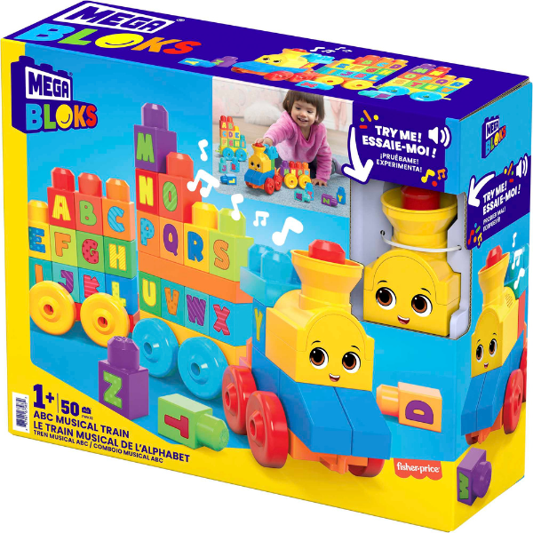 Constructor „Mega Bloks, Trenuleț muzical”