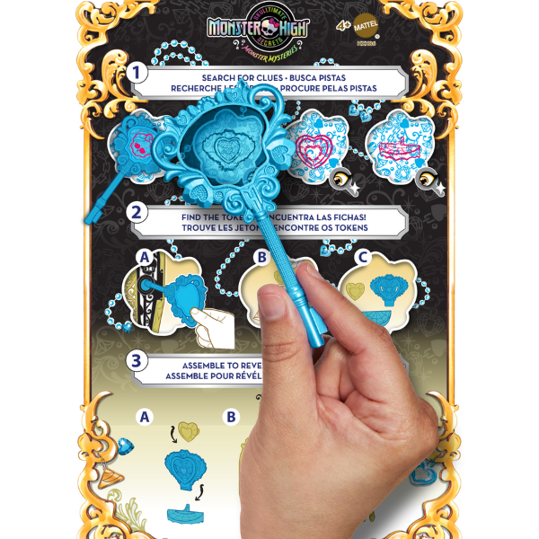 Set de joc Monster High „Cleo de Nile cu șifonier”, cu accesorii