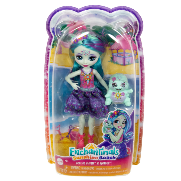 Papușa Enchantimals „Țestoasa Tollin și Holder”