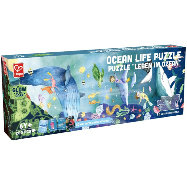 Puzzle 1,5 m „Viața în ocean”, 200 elem.
