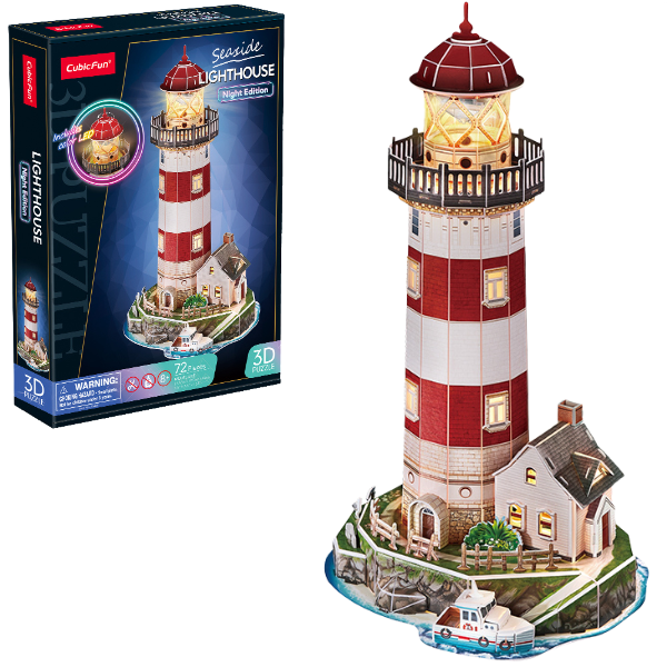 3D puzzle “Far”, cu iluminare LED, 72 element..